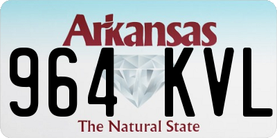 AR license plate 964KVL