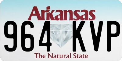 AR license plate 964KVP