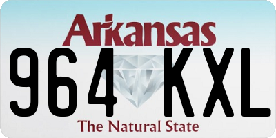 AR license plate 964KXL