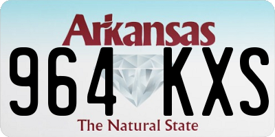 AR license plate 964KXS