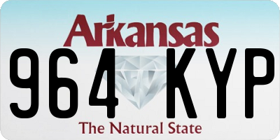 AR license plate 964KYP