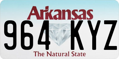 AR license plate 964KYZ