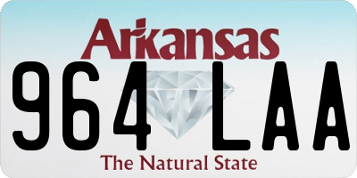 AR license plate 964LAA