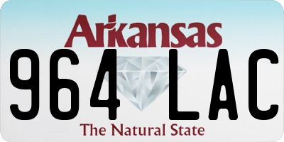 AR license plate 964LAC