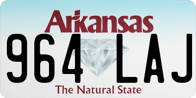 AR license plate 964LAJ