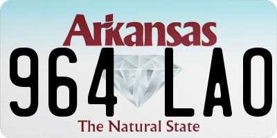 AR license plate 964LAO
