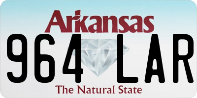 AR license plate 964LAR