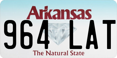 AR license plate 964LAT