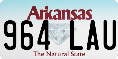 AR license plate 964LAU