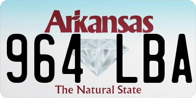 AR license plate 964LBA