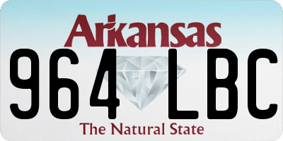 AR license plate 964LBC