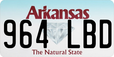 AR license plate 964LBD