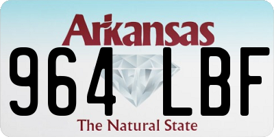AR license plate 964LBF
