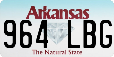 AR license plate 964LBG