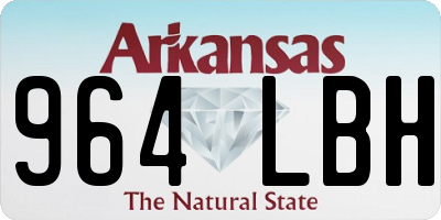 AR license plate 964LBH