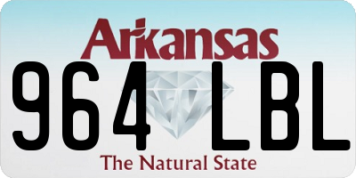 AR license plate 964LBL