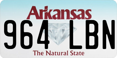 AR license plate 964LBN