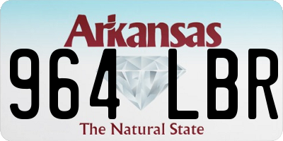 AR license plate 964LBR