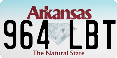 AR license plate 964LBT