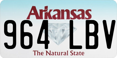 AR license plate 964LBV