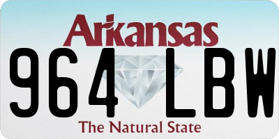 AR license plate 964LBW