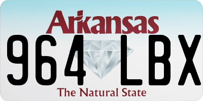 AR license plate 964LBX