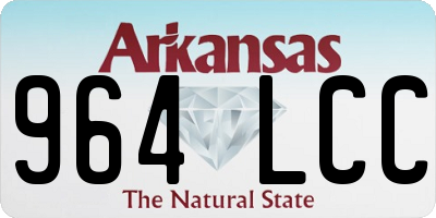 AR license plate 964LCC