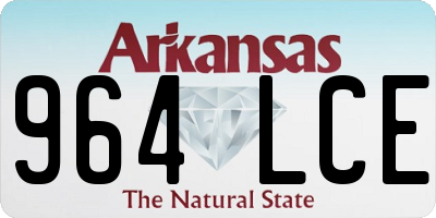 AR license plate 964LCE