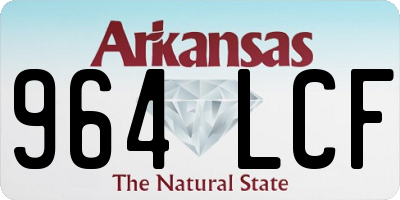 AR license plate 964LCF