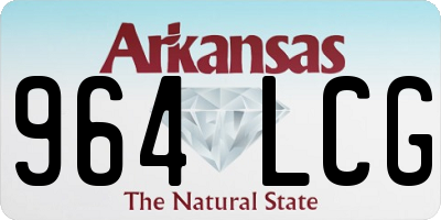 AR license plate 964LCG