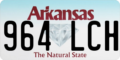 AR license plate 964LCH