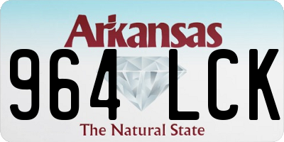AR license plate 964LCK