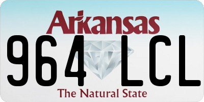 AR license plate 964LCL