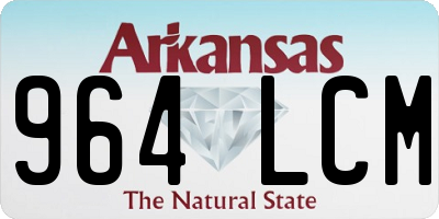 AR license plate 964LCM