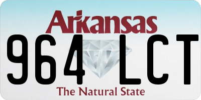 AR license plate 964LCT