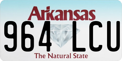 AR license plate 964LCU