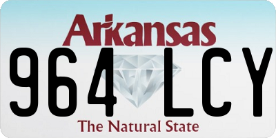 AR license plate 964LCY
