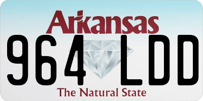 AR license plate 964LDD