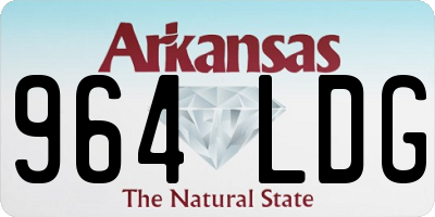 AR license plate 964LDG