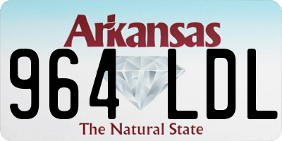 AR license plate 964LDL