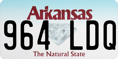 AR license plate 964LDQ