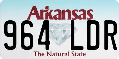 AR license plate 964LDR