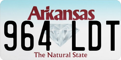 AR license plate 964LDT