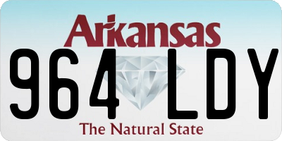 AR license plate 964LDY