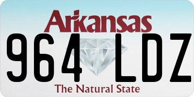 AR license plate 964LDZ