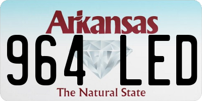 AR license plate 964LED