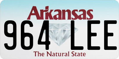 AR license plate 964LEE