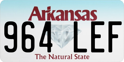 AR license plate 964LEF