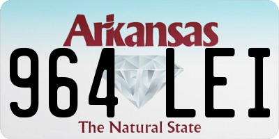 AR license plate 964LEI