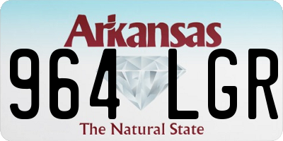 AR license plate 964LGR